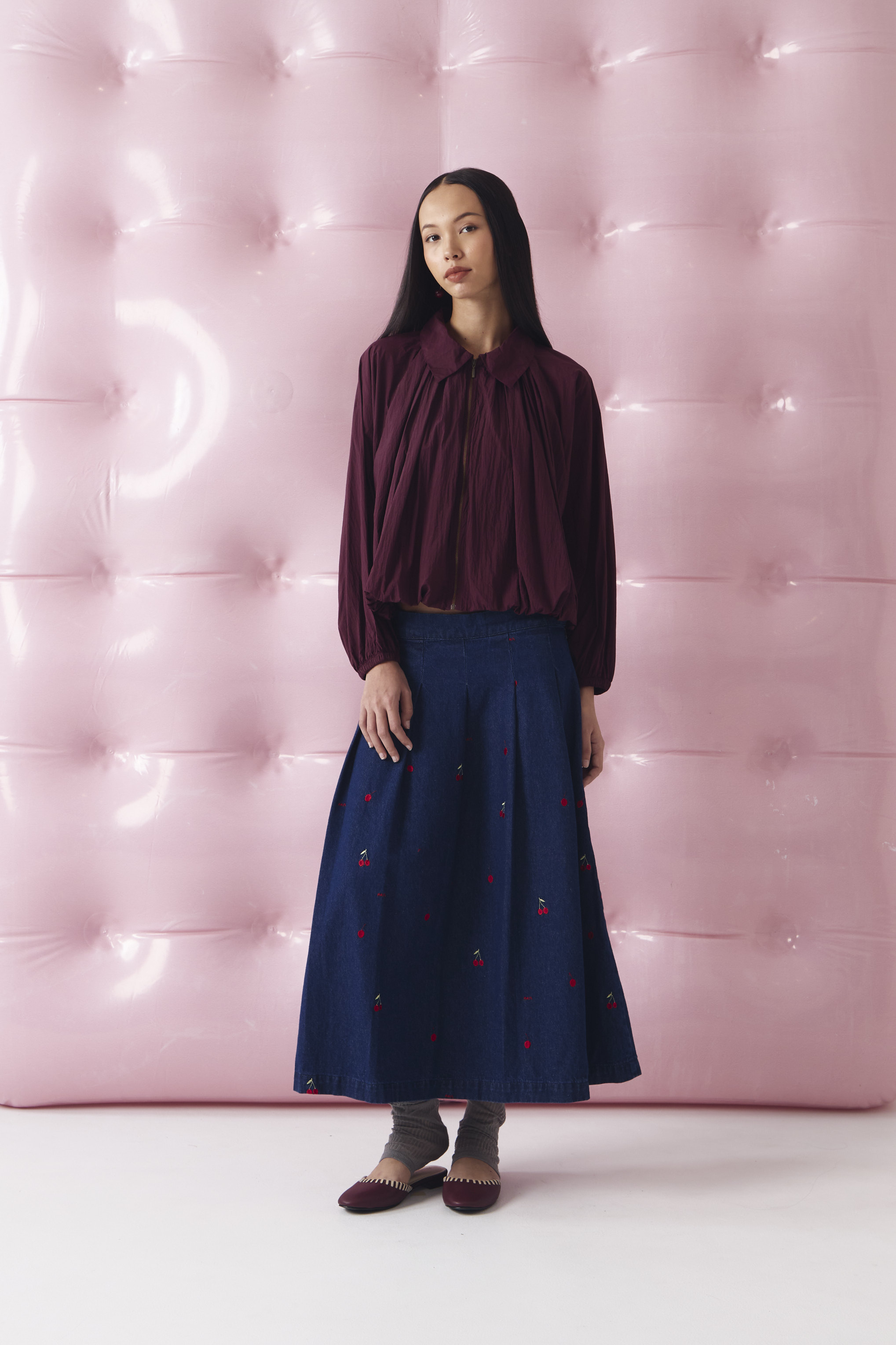 CHÉRI SURGE Skirt Denim Embro