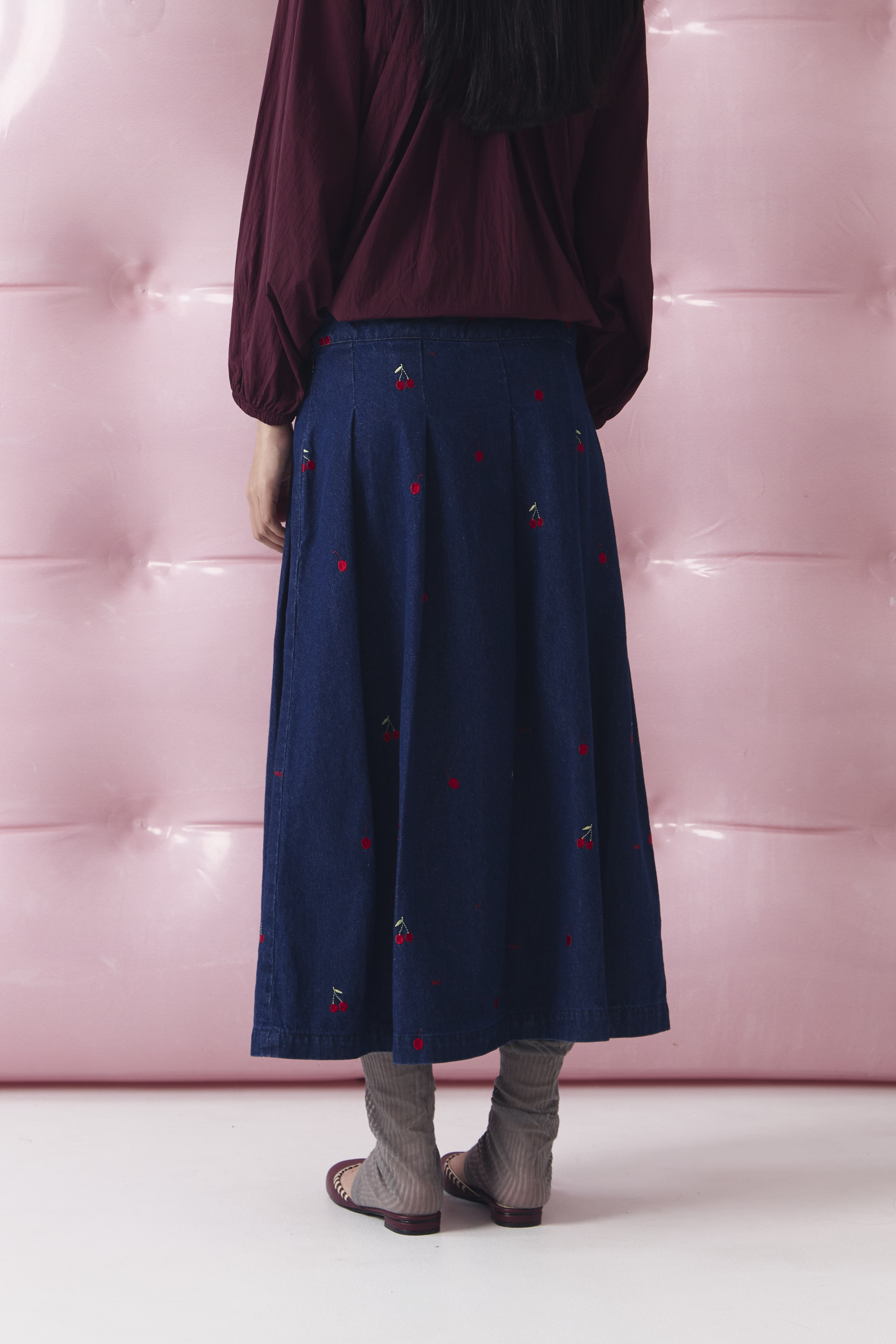 CHÉRI SURGE Skirt Denim Embro