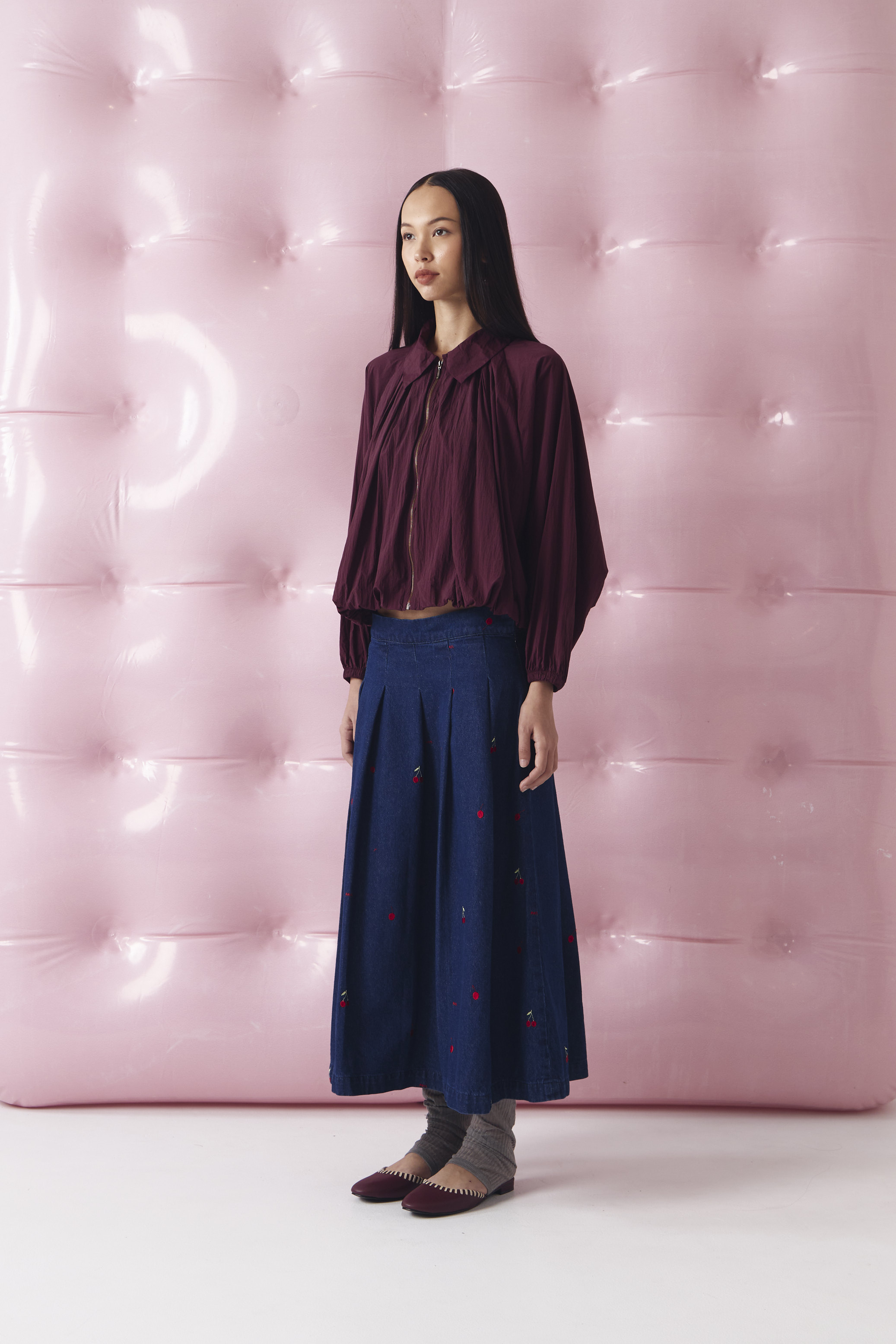 CHÉRI SURGE Skirt Denim Embro