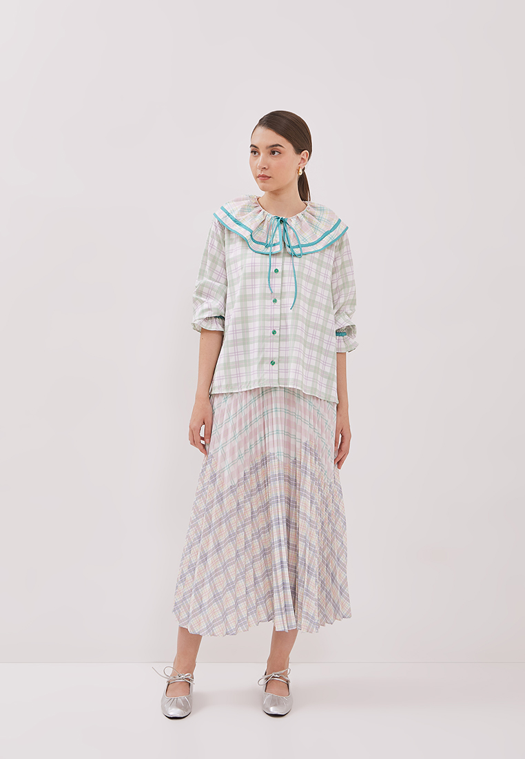 Sailor's Delight Checkered Blouse