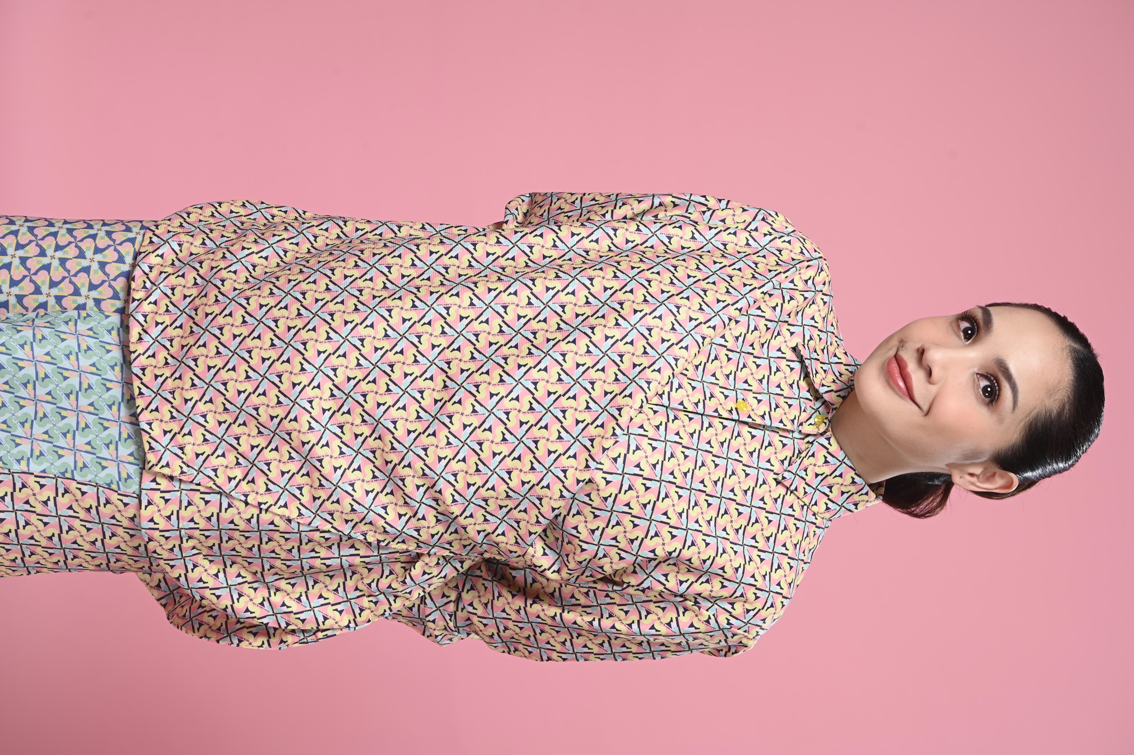 Wrap It Up Geometric Shirt