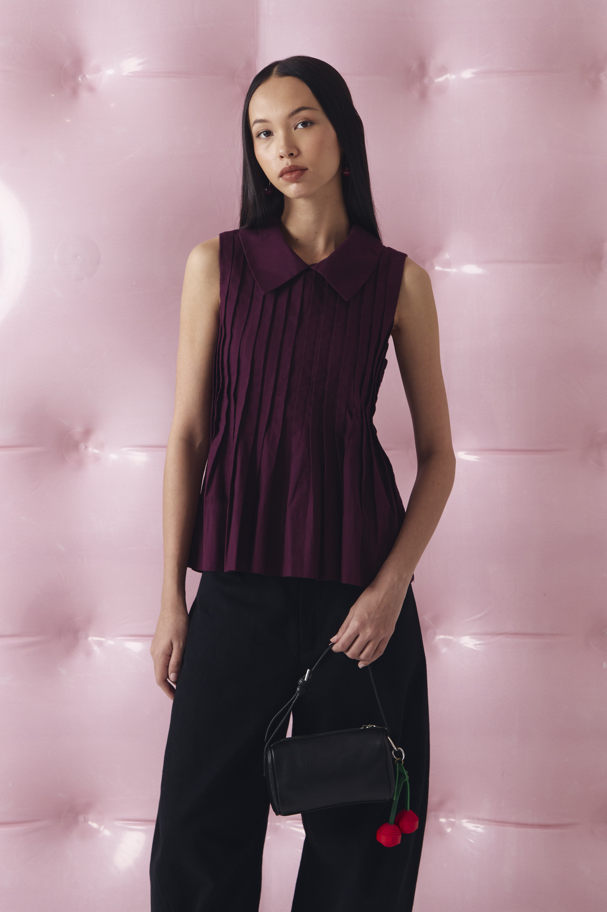 CHÉRI SURGE Pleats Doll Sleeveless