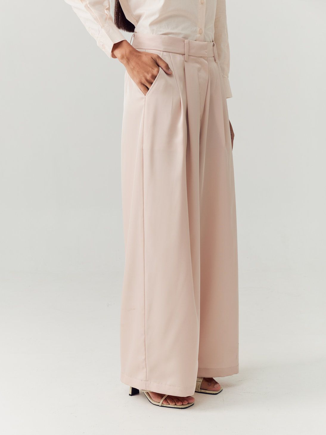 Nude Loose Trousers