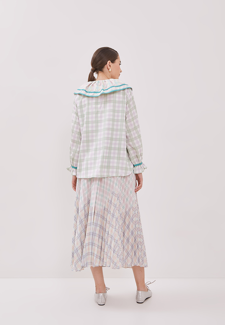 Sailor's Delight Checkered Blouse
