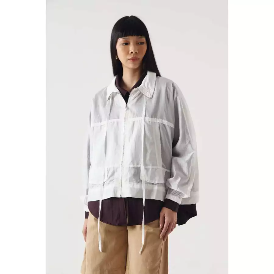 White Glasses Bomber Jacket