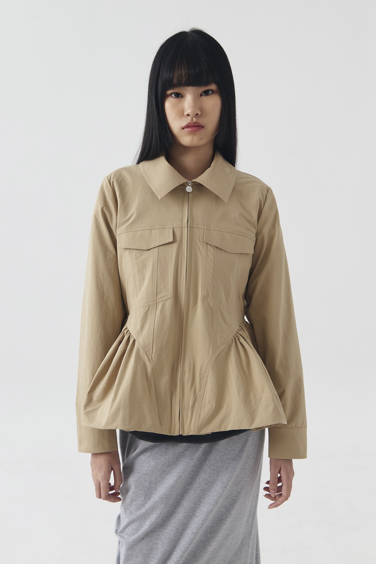 LUNE Terra Ruffle Blouse
