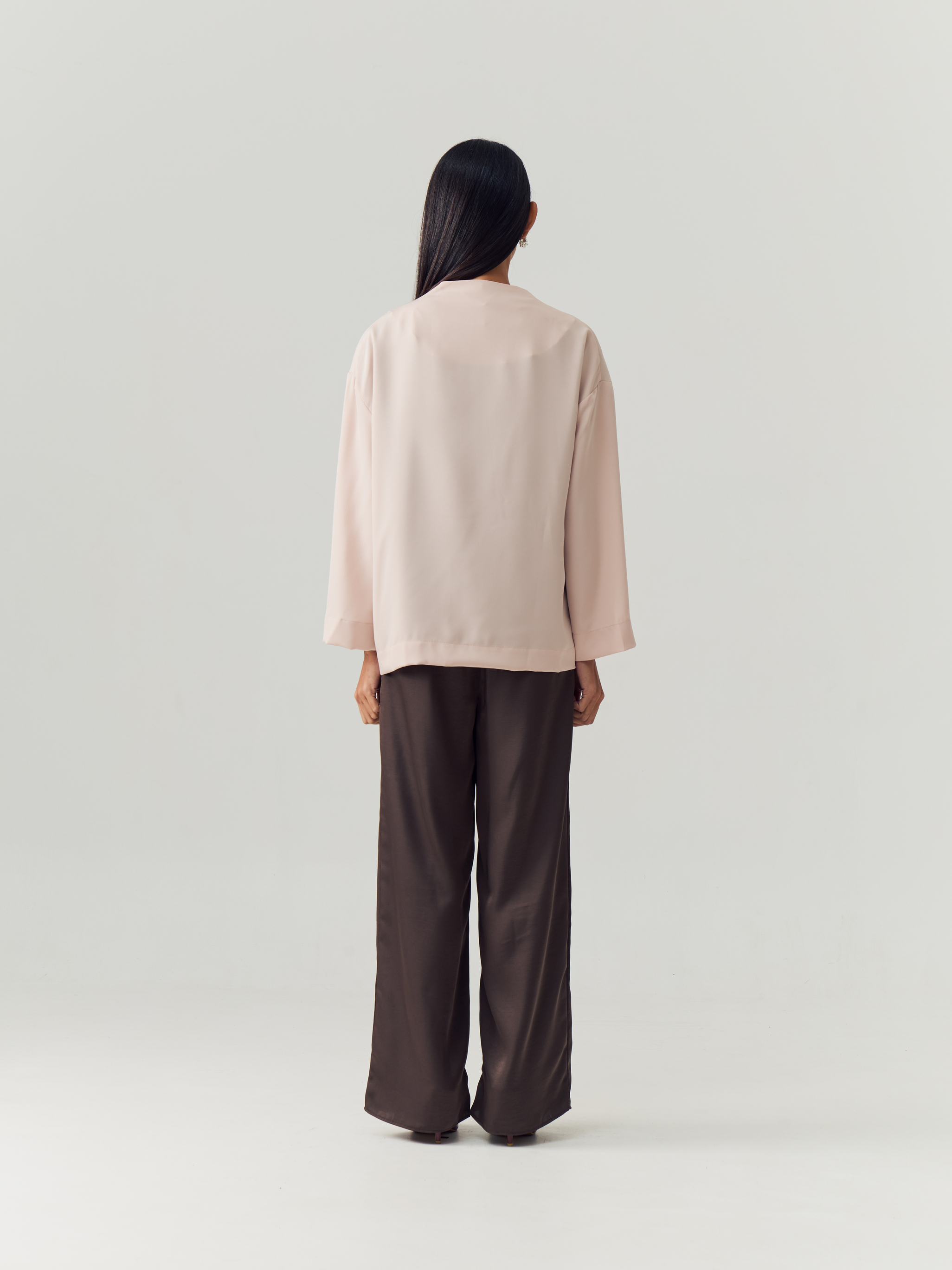 Nude Wrap Top