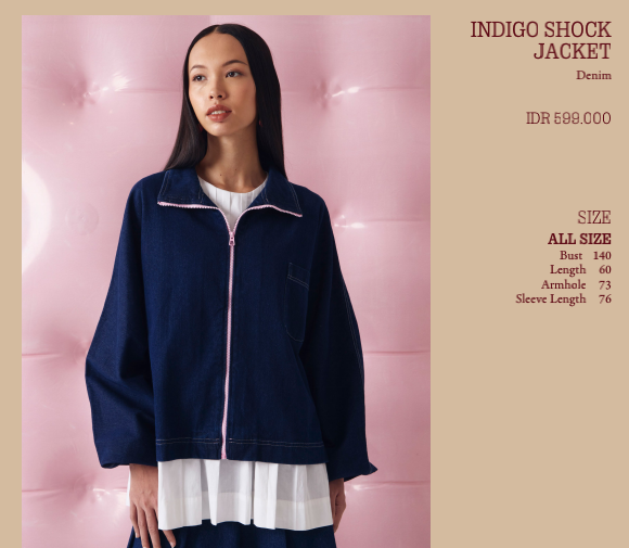 CHÉRI SURGE Indigo Shock Jacket