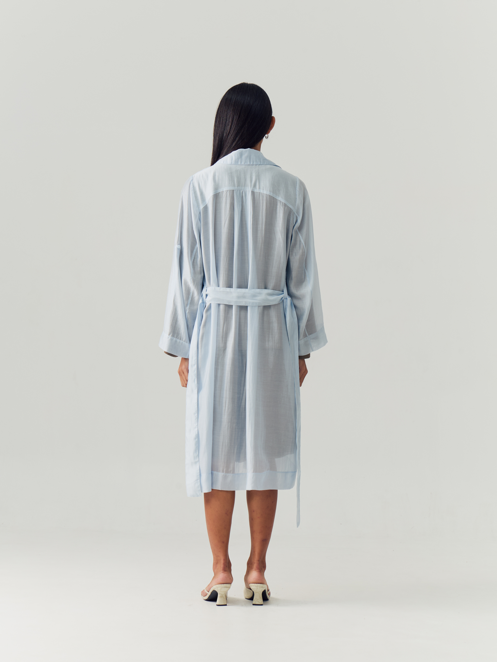 Blue Sheer Coat