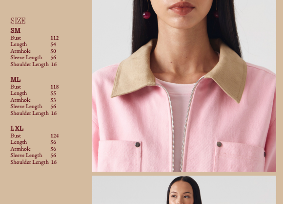 CHÉRI SURGE Clay Blush Jacket