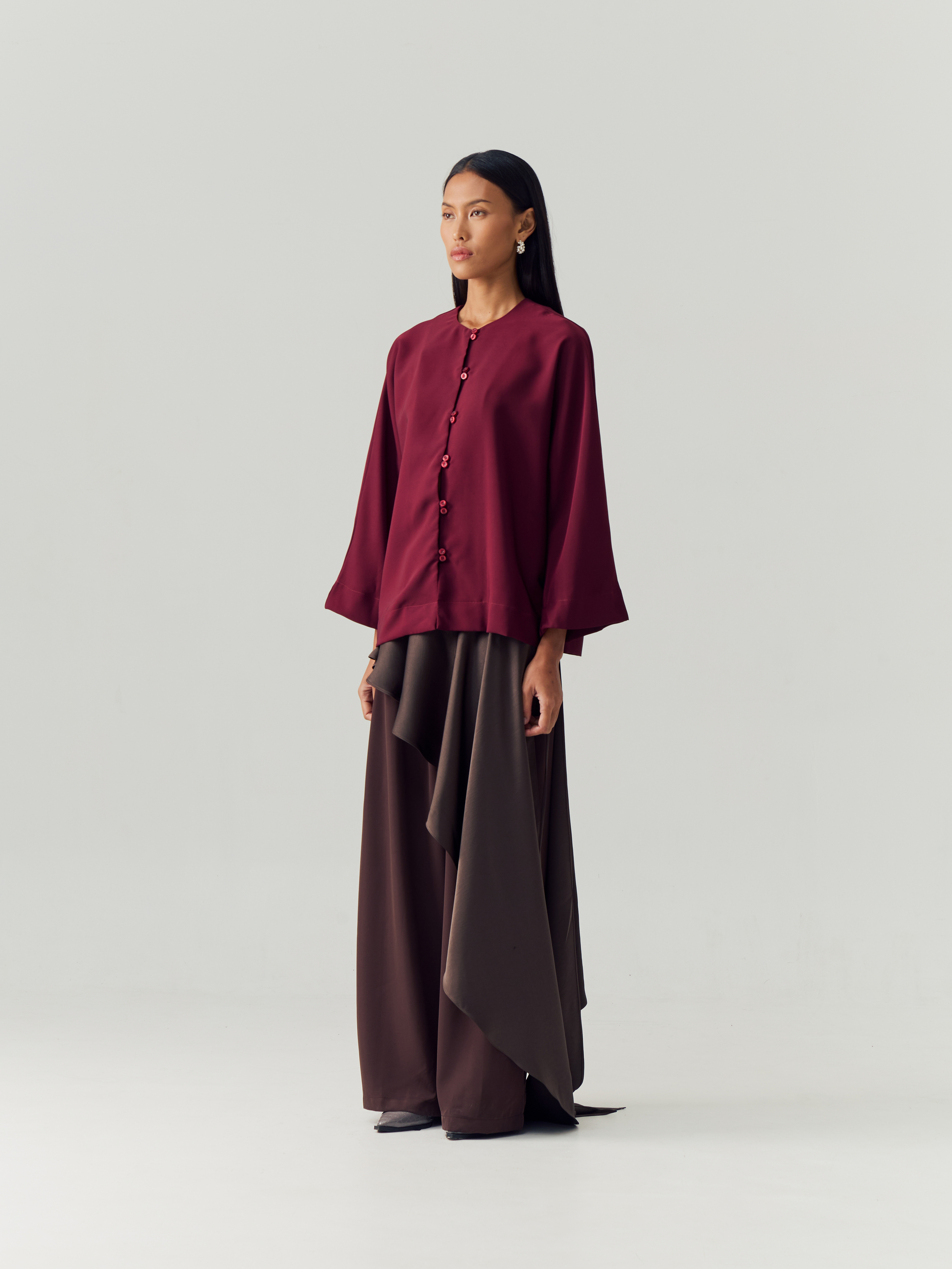 Maroon Maverick Top