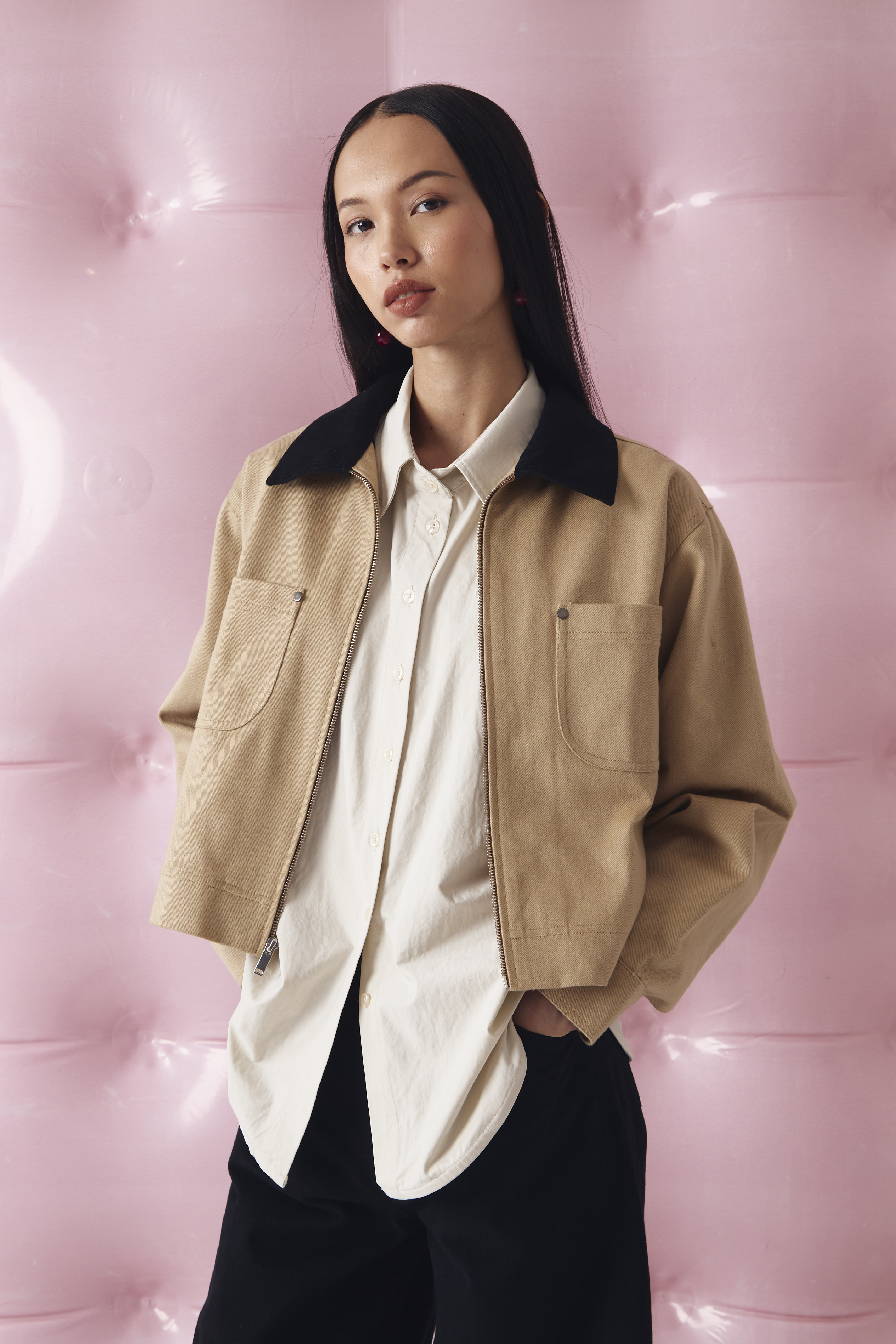 CHÉRI SURGE Noir Khaki Jacket