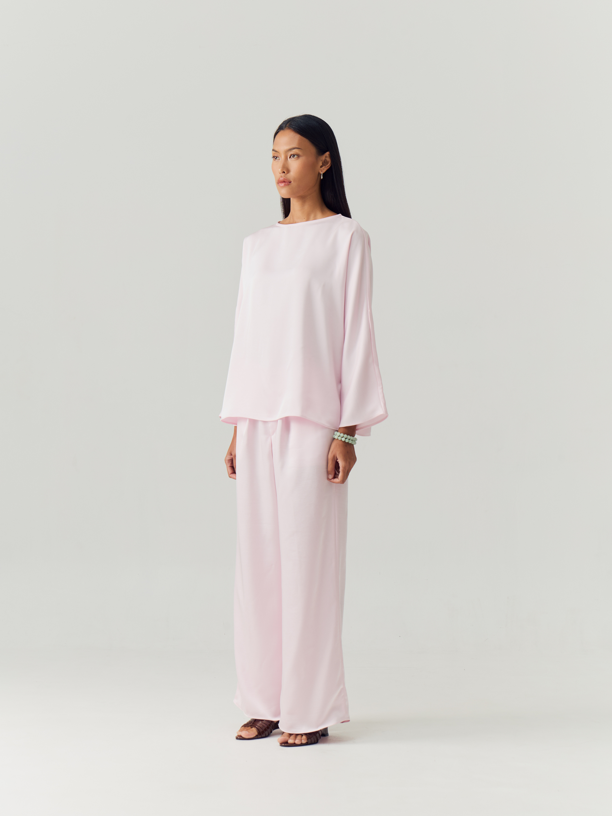Blossom Silk Longsleeve Set