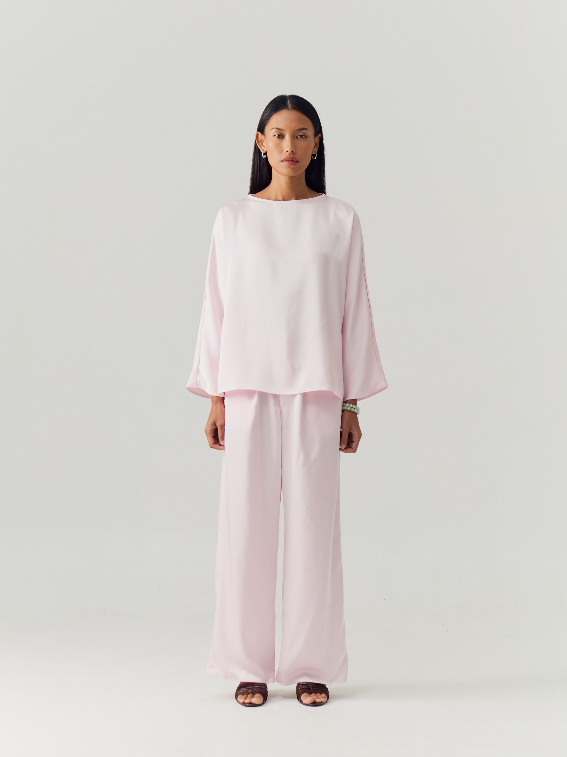 Blossom Silk Longsleeve Set