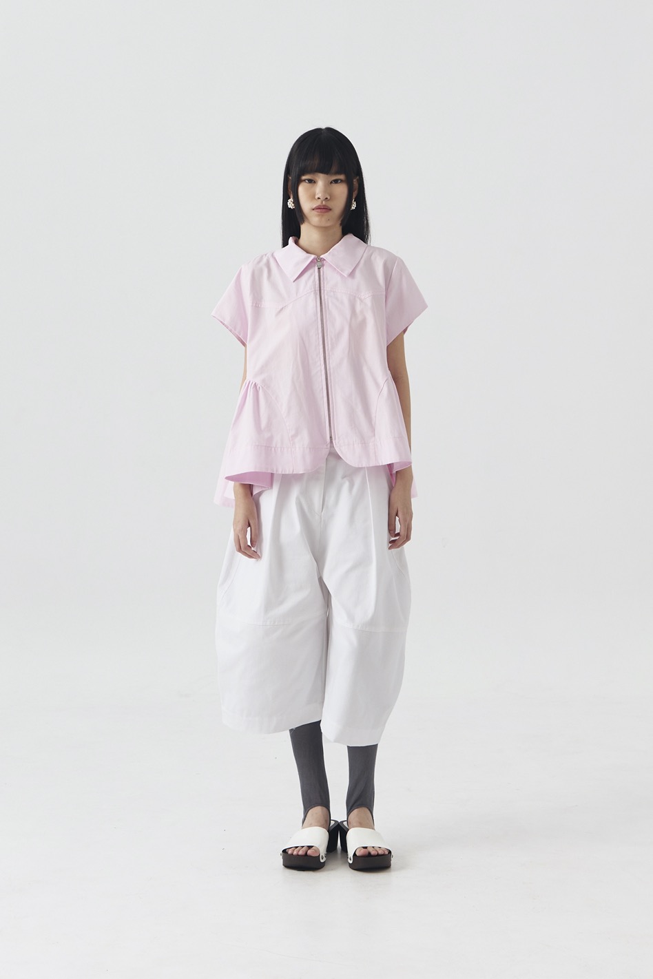 LUNE Blossom Godet Blouse