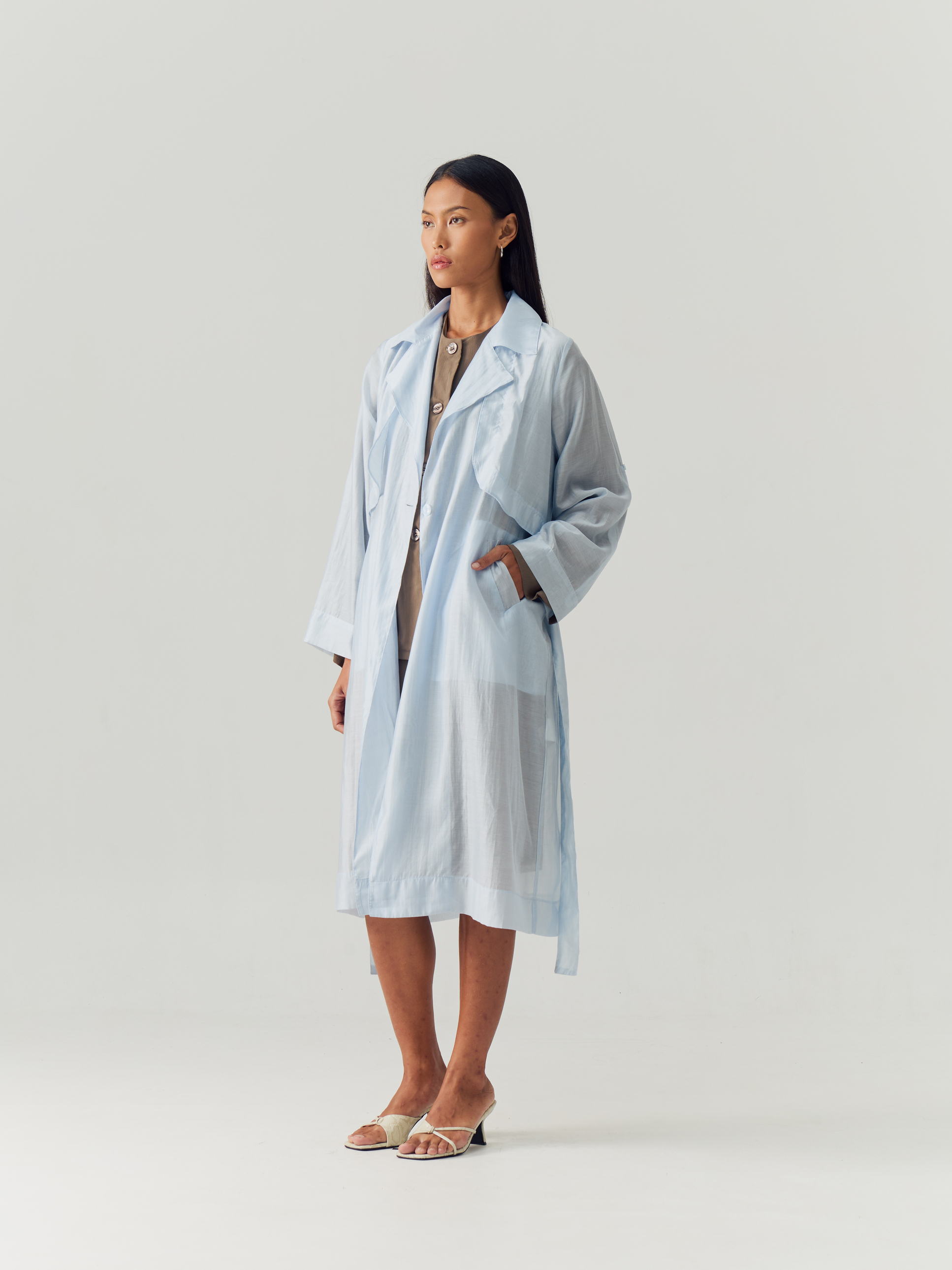 Blue Sheer Coat