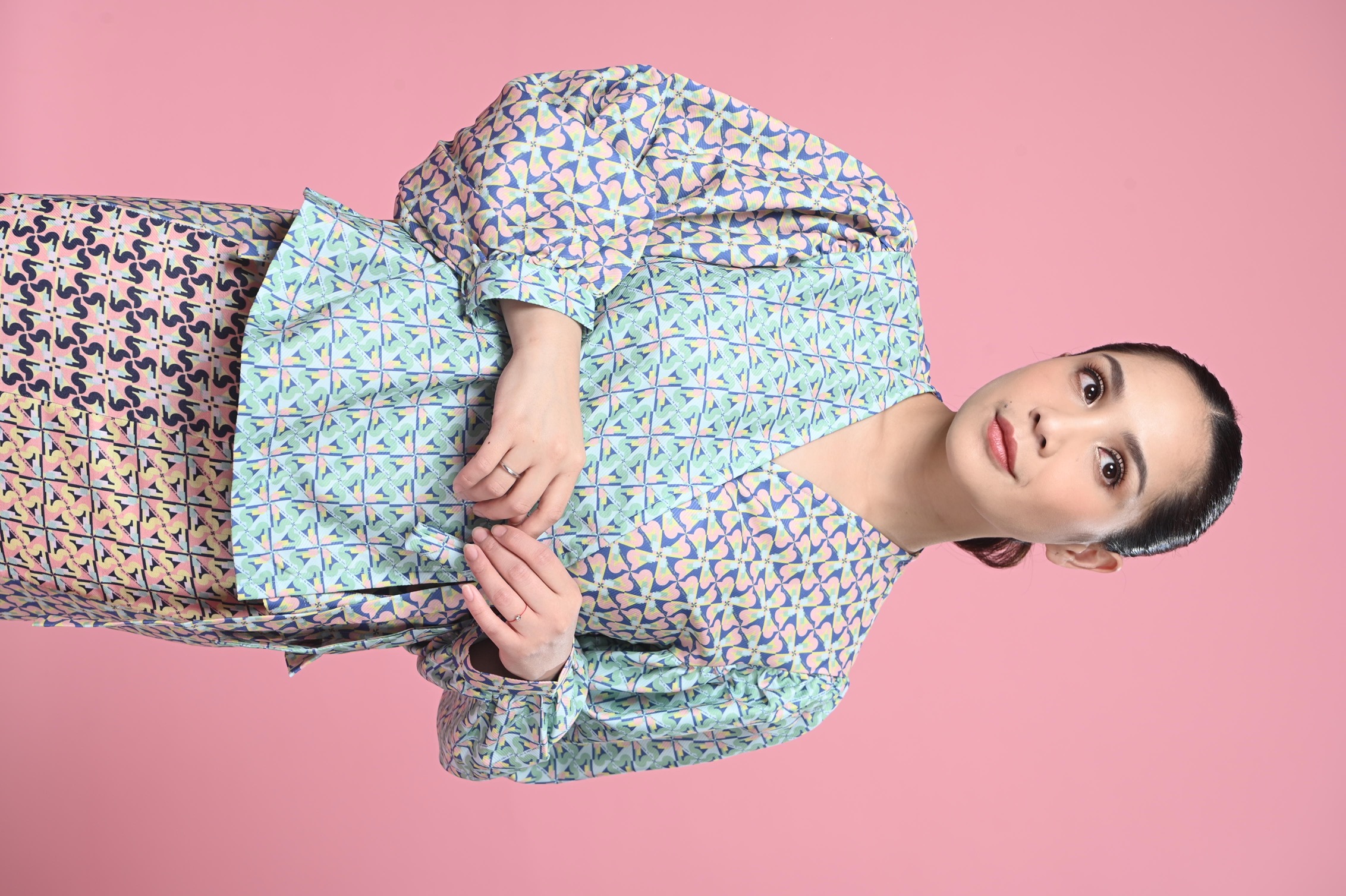 Colorwave Balloon Blouse