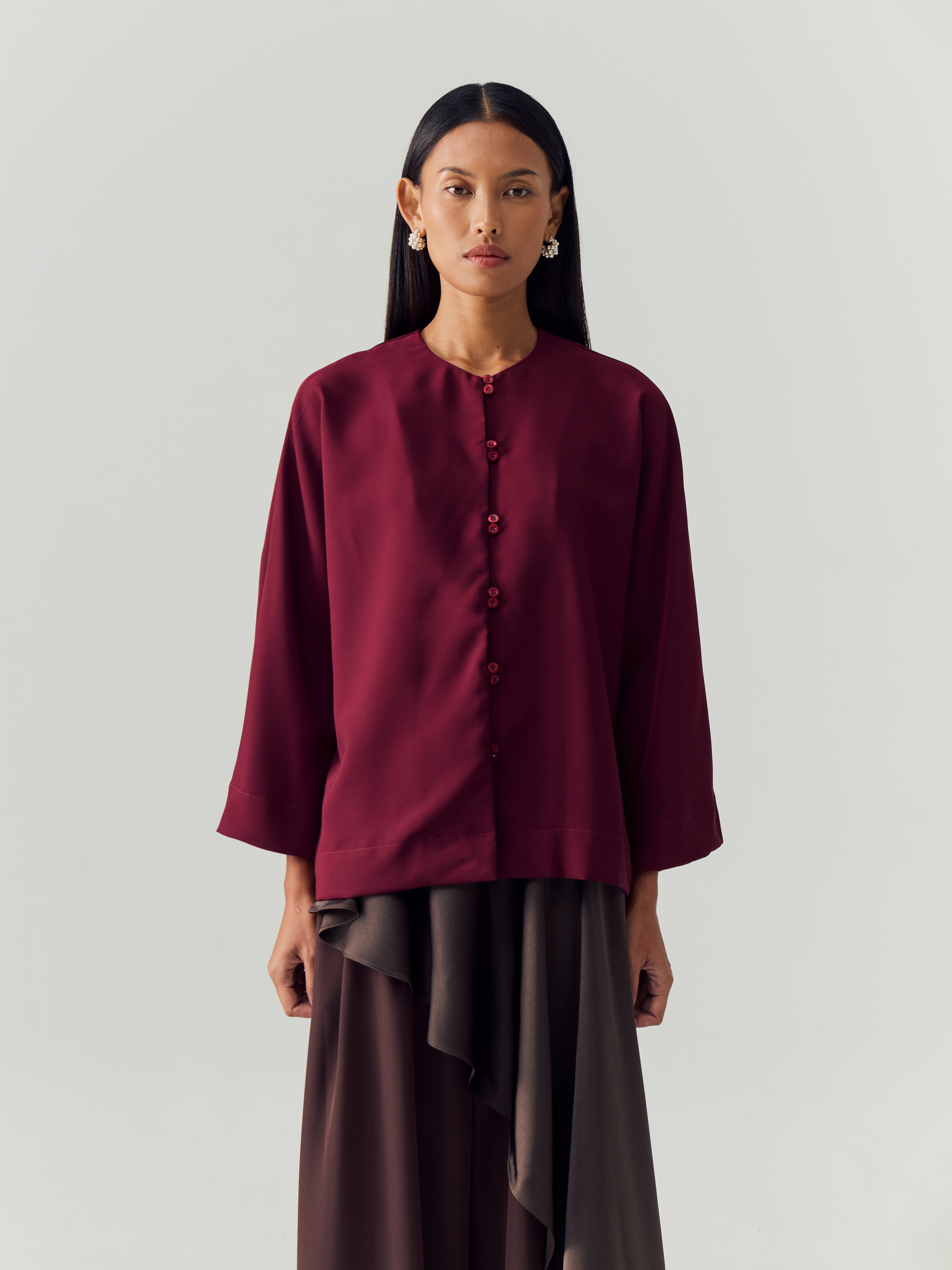 Maroon Maverick Top