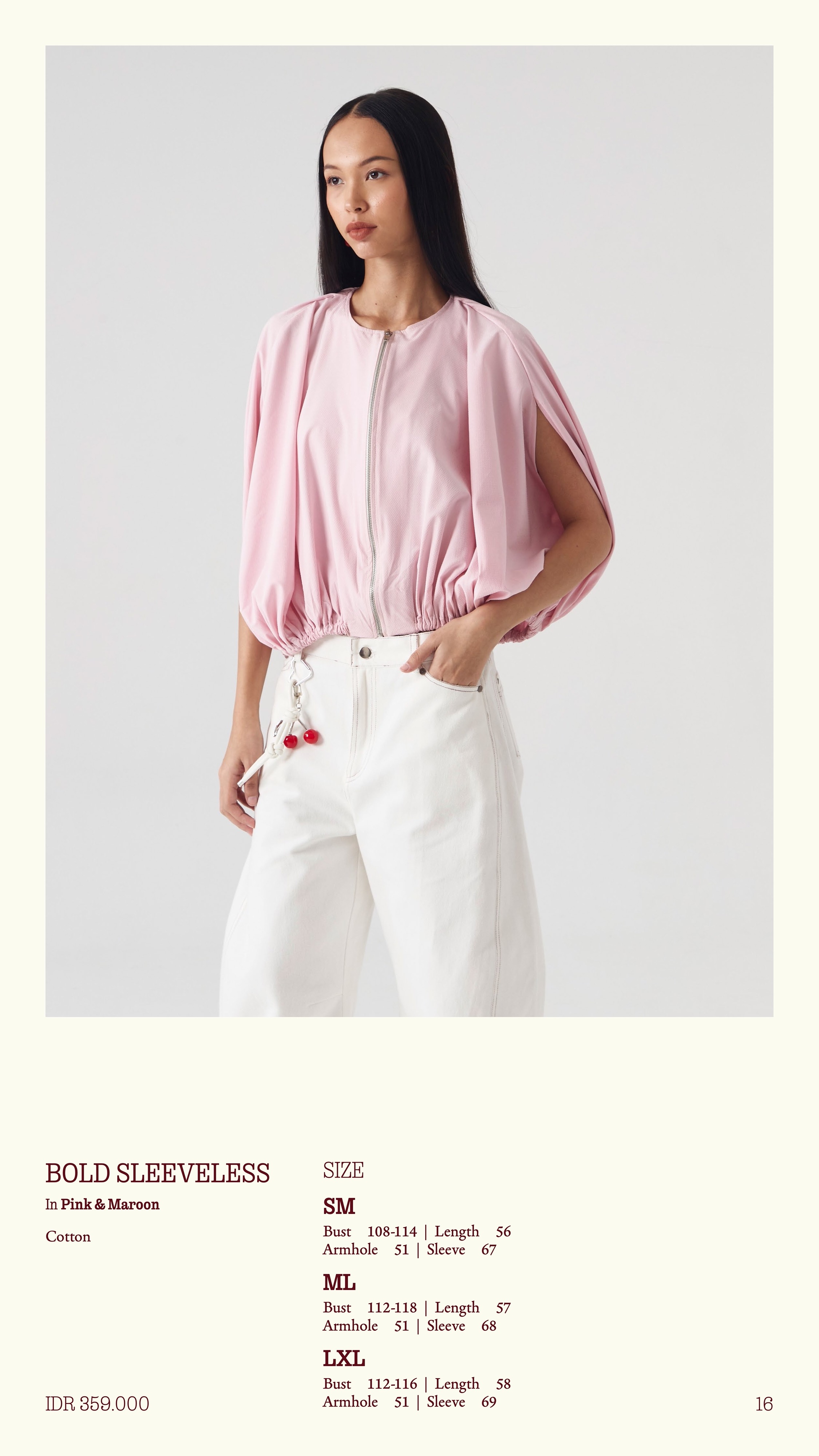 CHÉRI SURGE Pink Bold Sleeveless