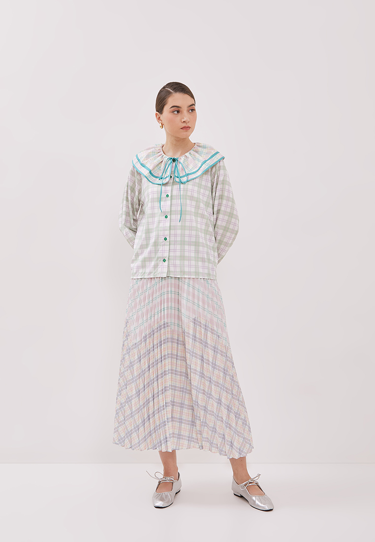 Sailor's Delight Checkered Blouse