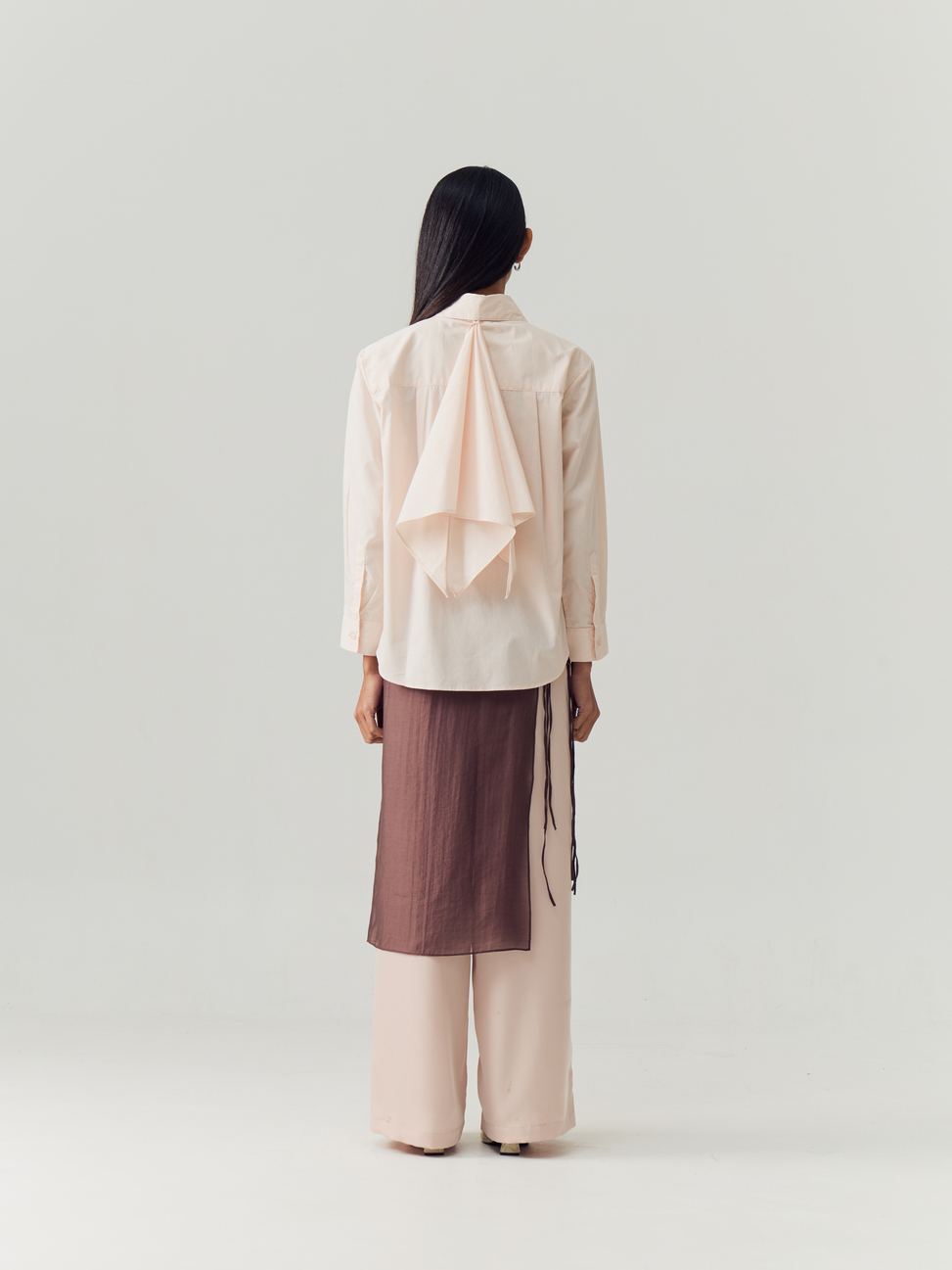 Blossom Shirt with Scarf
