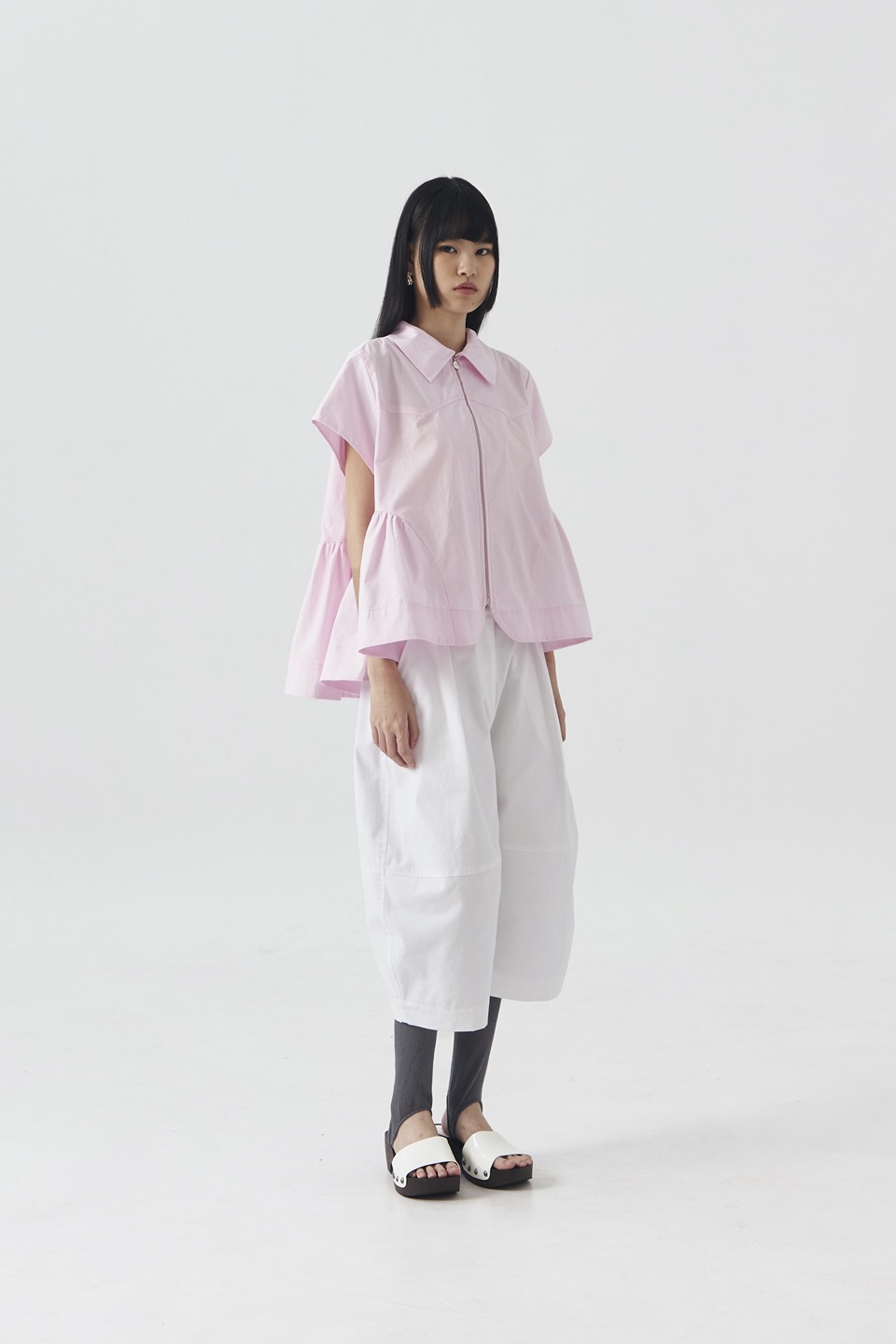 LUNE Blossom Godet Blouse
