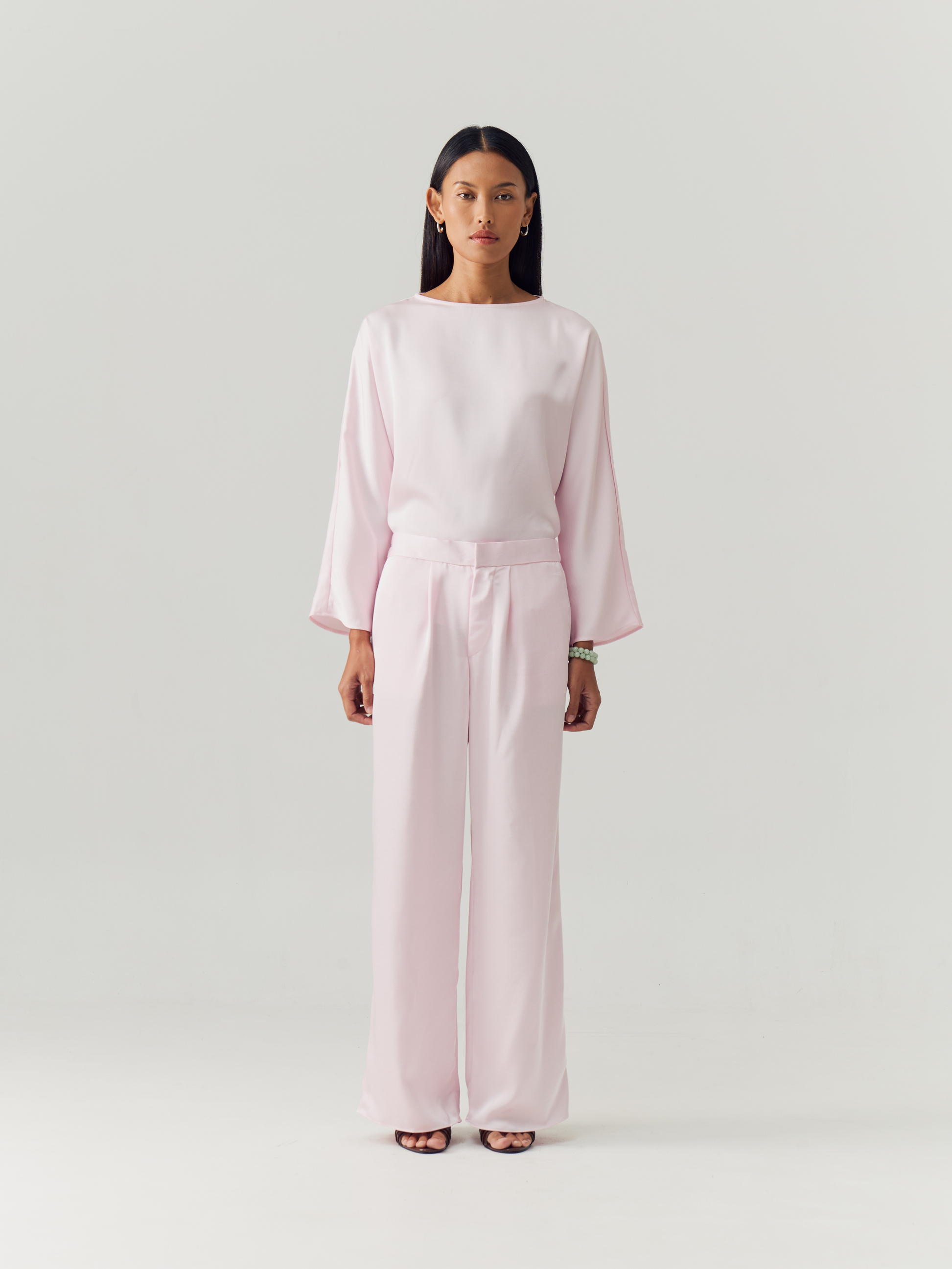 Blossom Silk Longsleeve Set