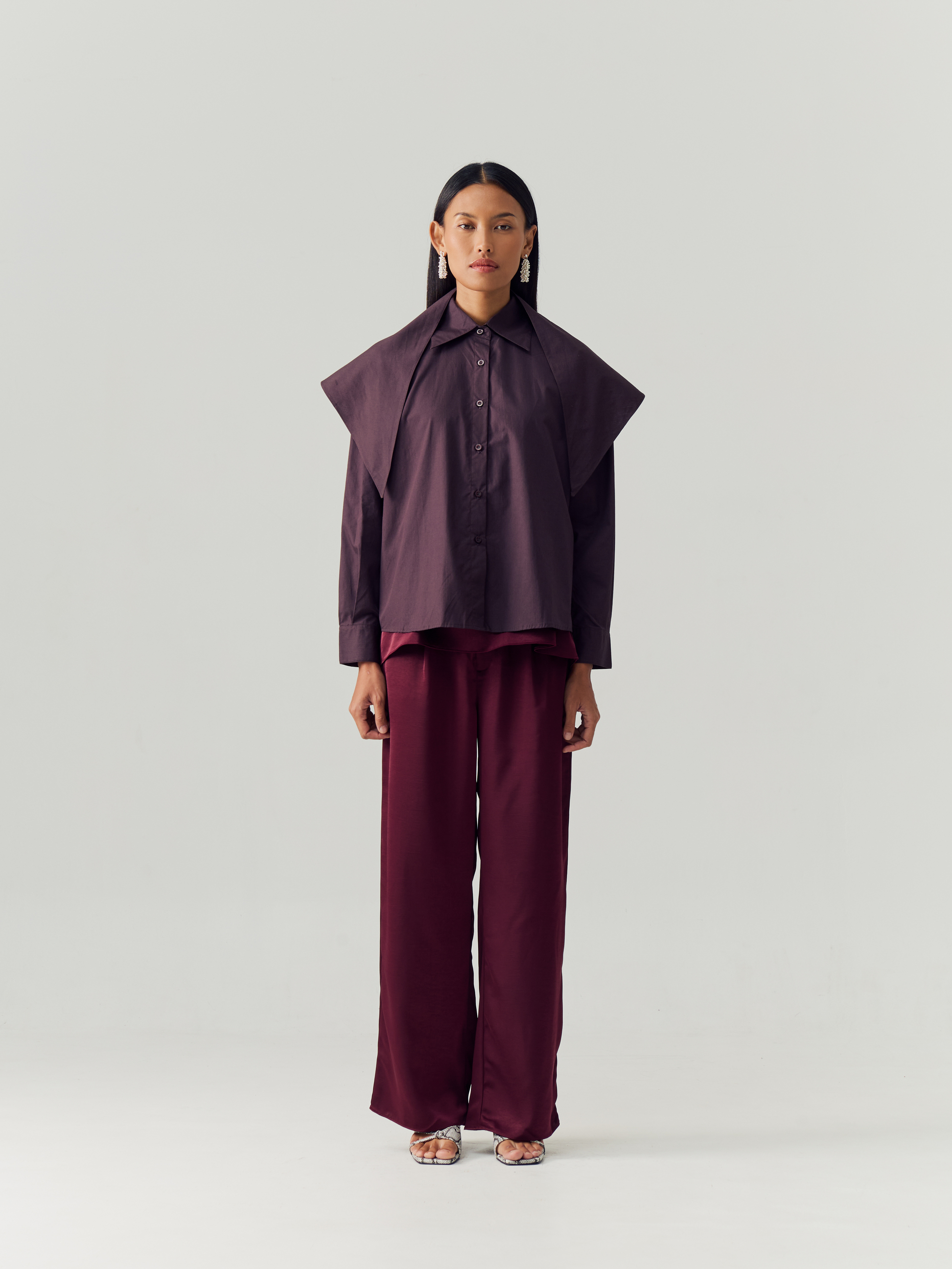 Truffle Shirt with Scarf