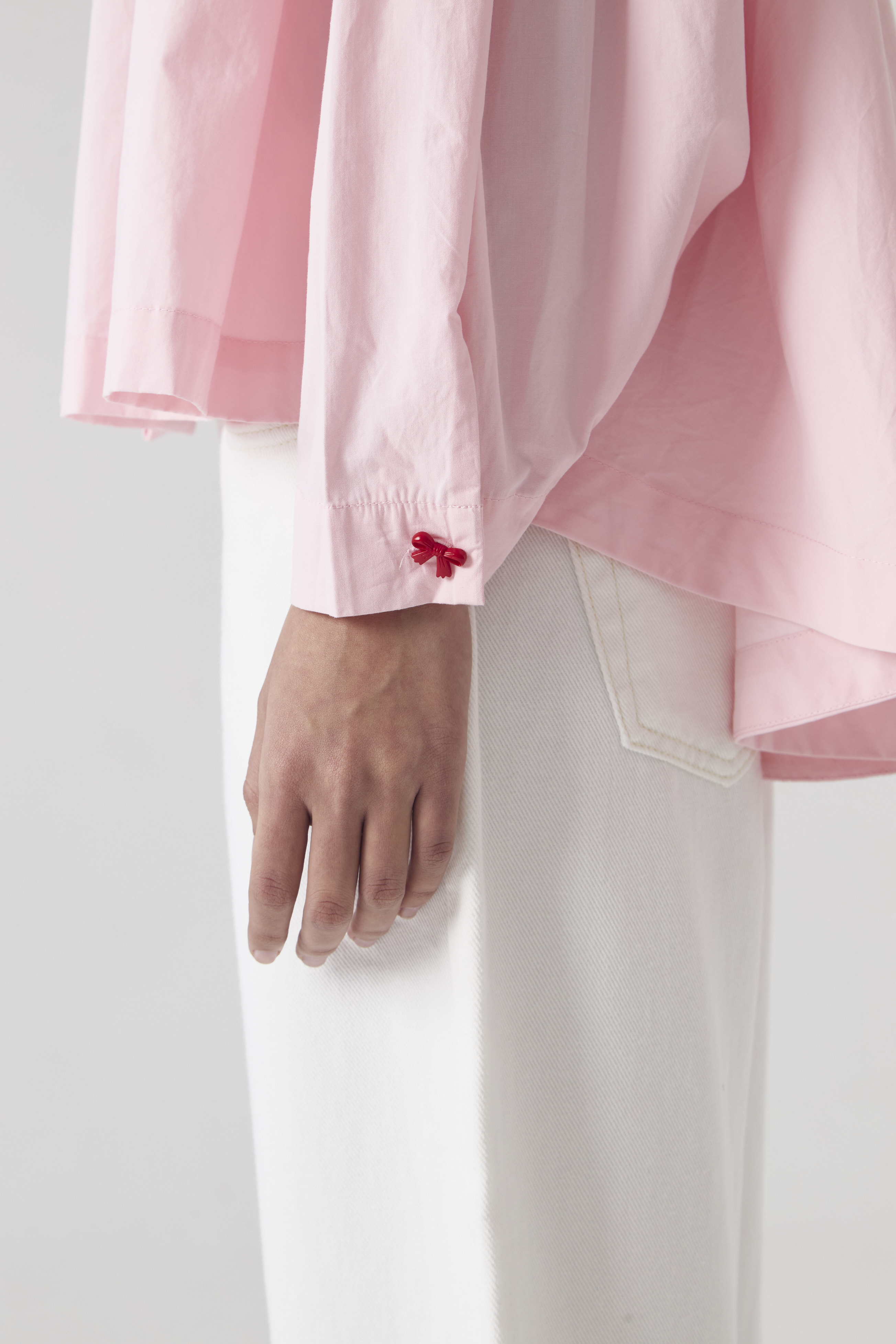 CHÉRI SURGE Pink Ruffle Blouse